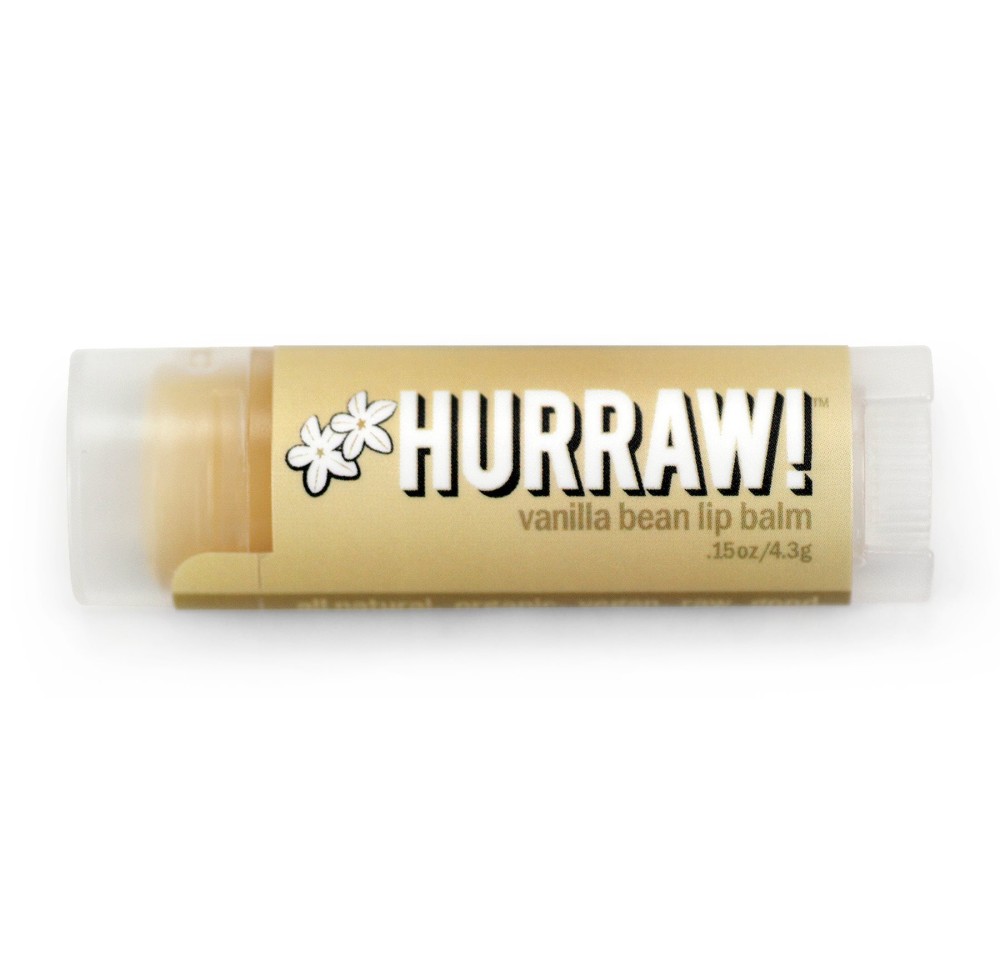 HURRAW! lip balm vanilla bean BIO 4.3 g