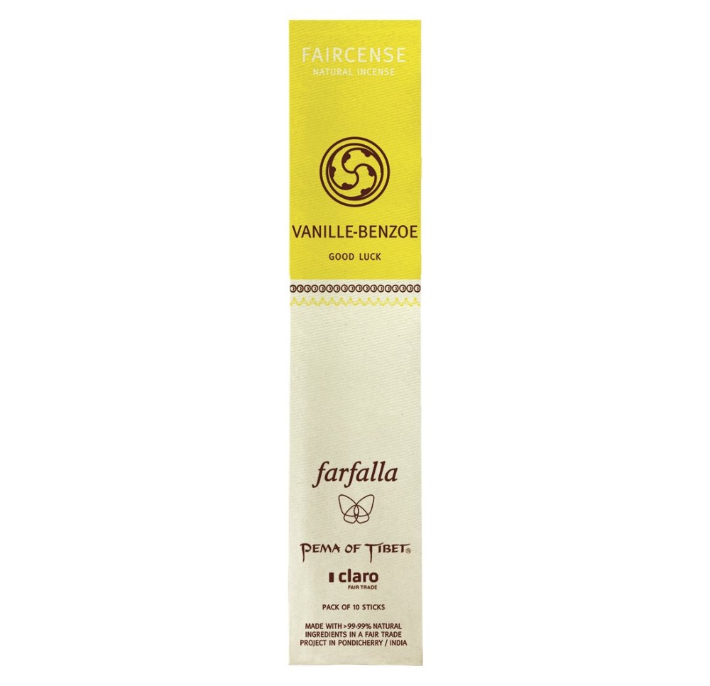 FAIRCENSE bâton d'encens van-benjo/good lu 10 pce