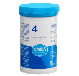 OMIDA SCHÜSSLER no4 kal chlor cpr 6 D bte 350 g