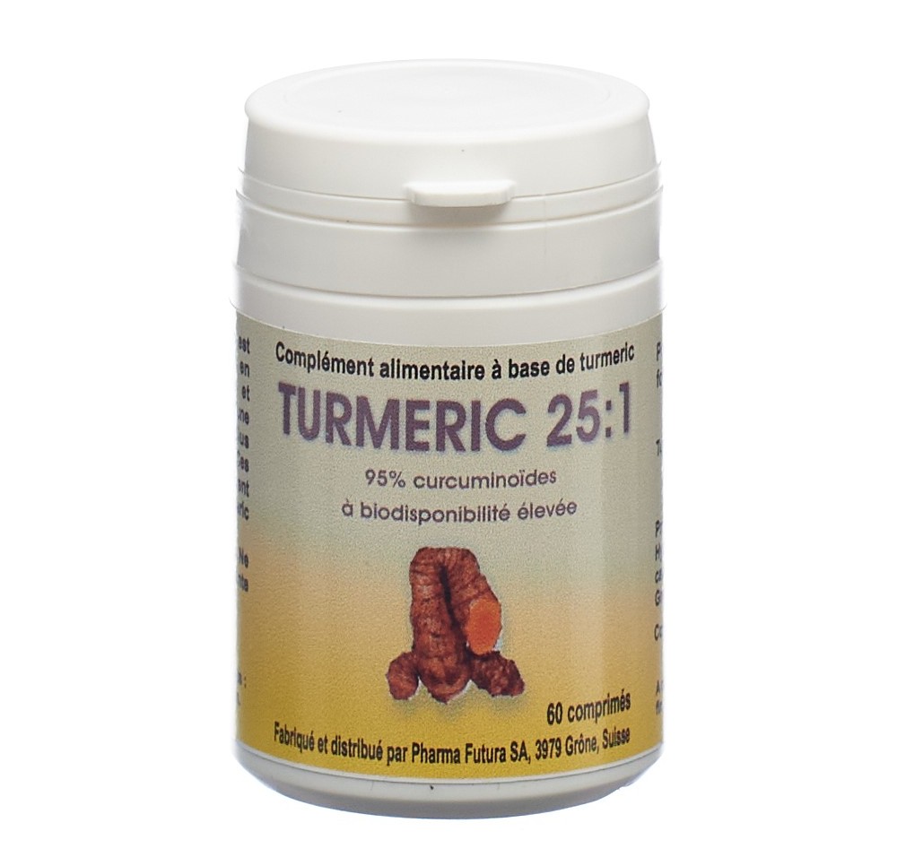 PHARMAFUTURA TURMERIC 25:1 cpr 250 mg bte 60 pce PHARMAFUTURA TURMERIC 25:1 cpr 250 mg bte 60 pce
