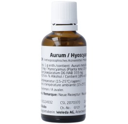 WELEDA aurum/hyoscyamus comp dil 50 ml