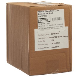 PHARMIS feuilles blister Cube standard 250 pce