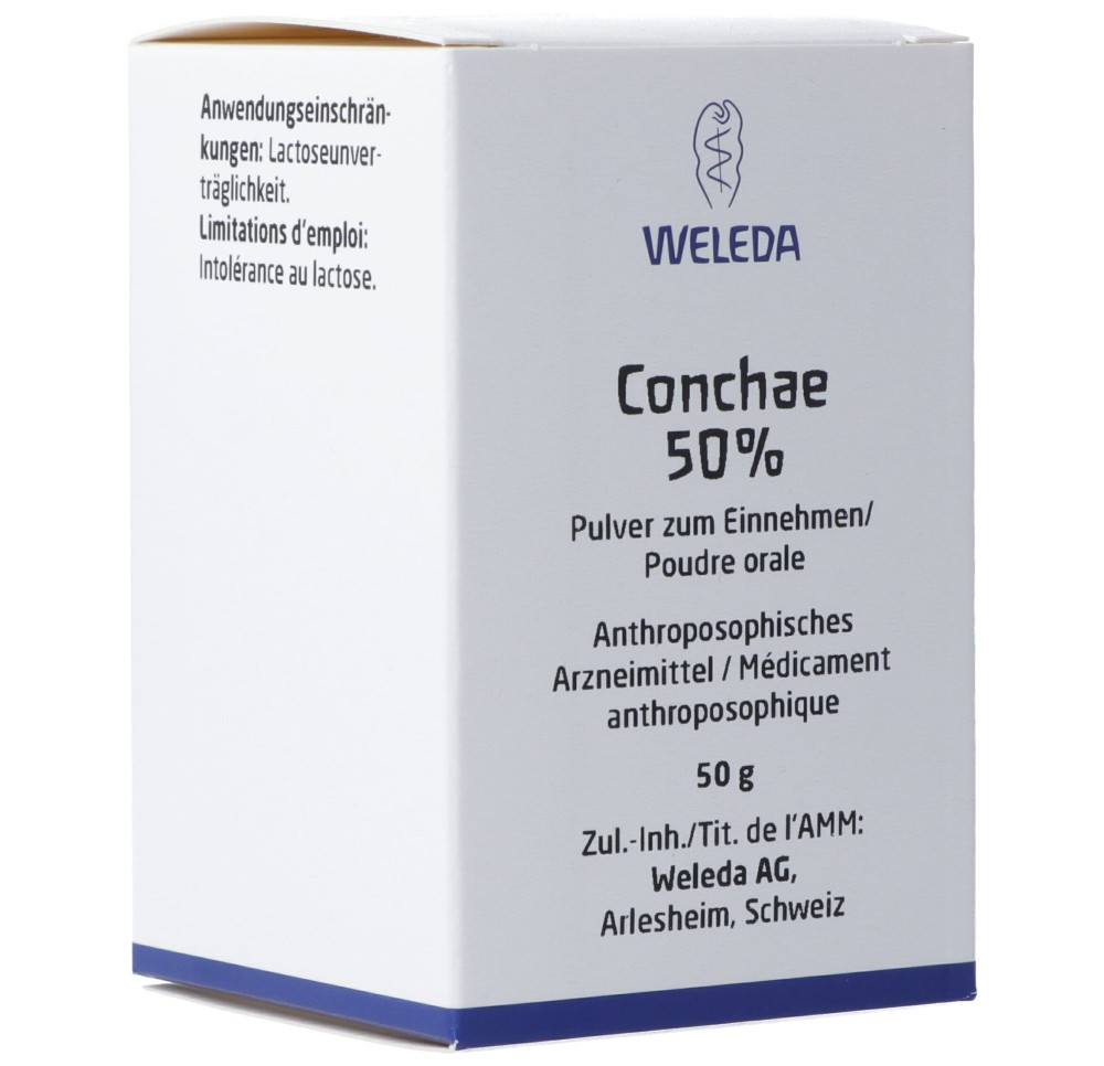 WELEDA conchae pdr 50 % 50 g