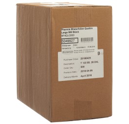PHARMIS feuilles blister quattro large 500 pce