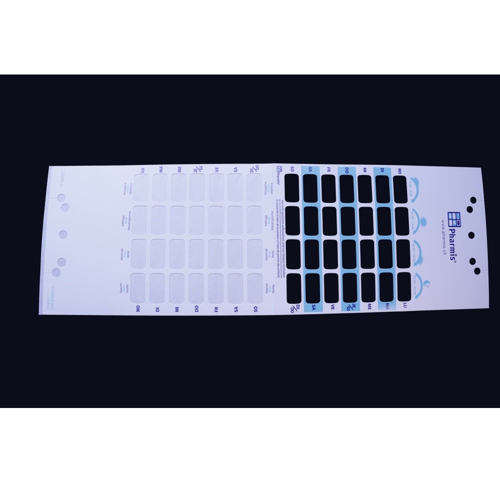 PHARMIS cartes blister quattro cold 250 pce