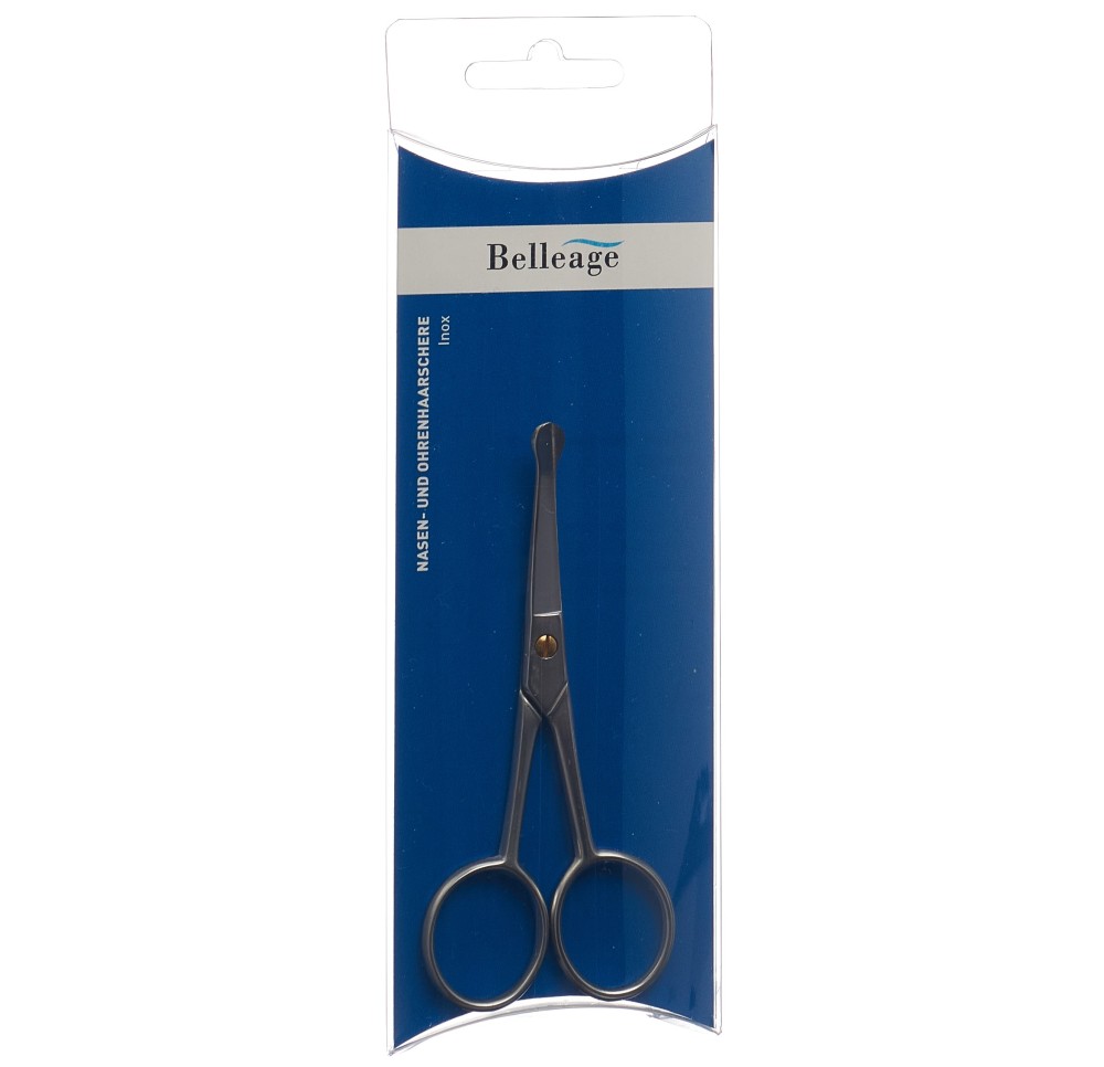 BELLEAGE ciseaux nez oreilles inox