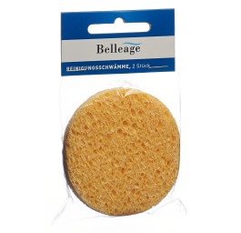 BELLEAGE éponges nettoyante beige 2 pce