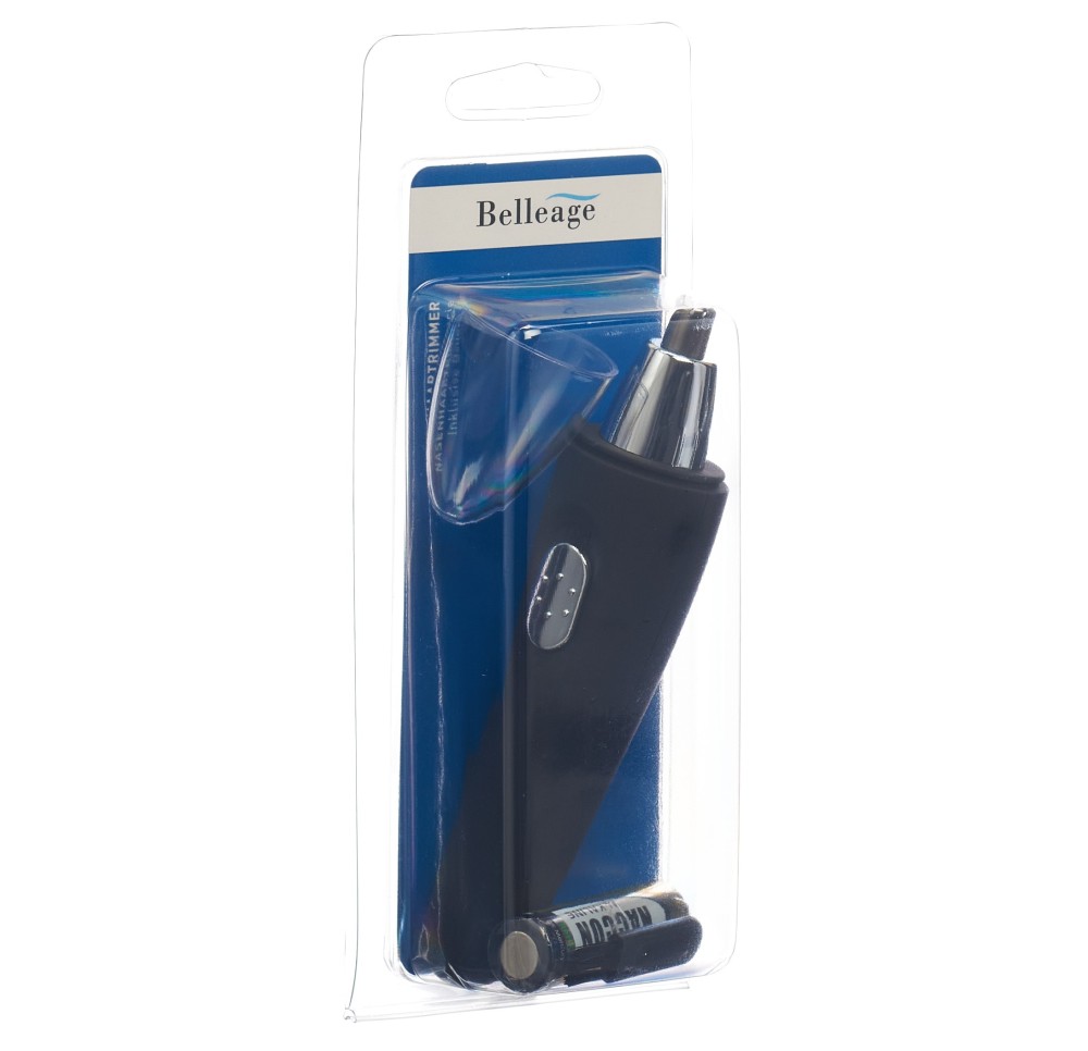 BELLEAGE tondeuse pour nez inclue batterie