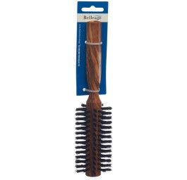 BELLEAGE brosse à cheveux bois olivier ronde