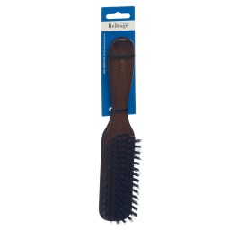 BELLEAGE brosse bois foncé étroit long