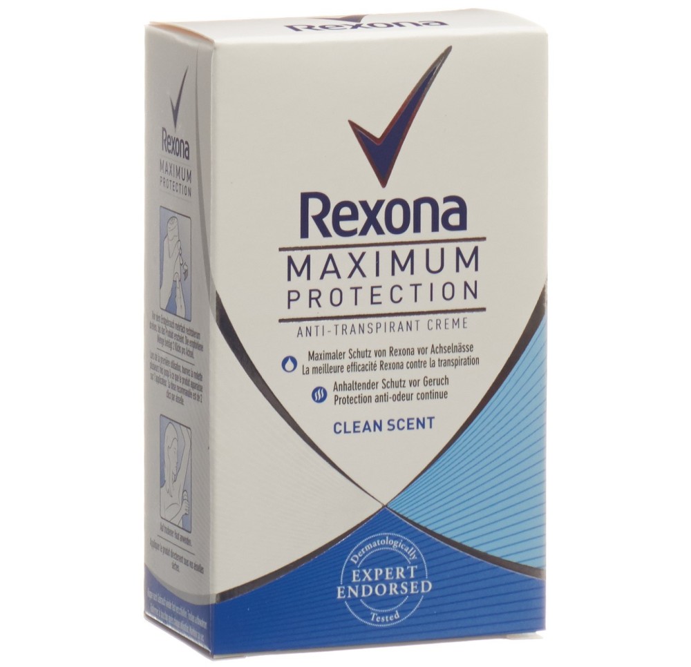 REXONA déo crème Maximum Protection Cl Fresh 45 ml
