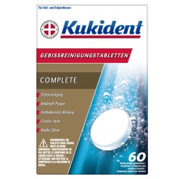 KUKIDENT Complete comprimés nettoyants 60 pce