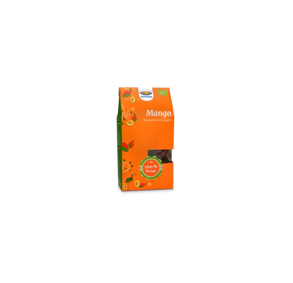 GOVINDA boules de mangue bio 120 g GOVINDA boules de mangue bio 120 g
