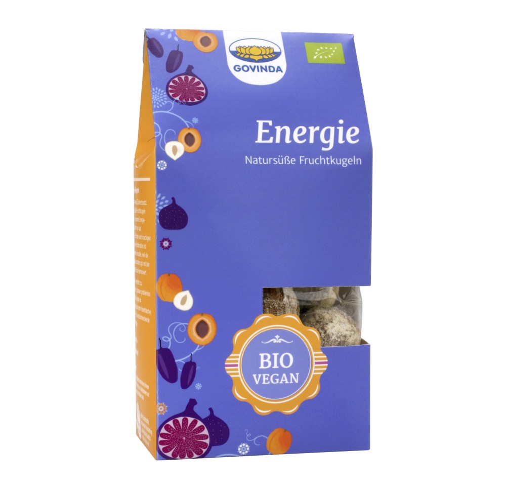 GOVINDA boules fruits d'énergie bio 120 g GOVINDA boules fruits d'énergie bio 120 g