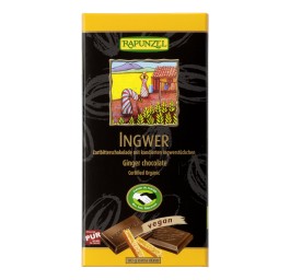 RAPUNZEL chocolat  amèr-surfin gingembre bio 80 g