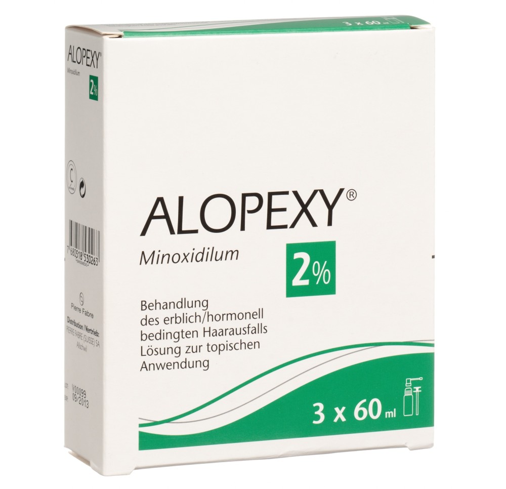 ALOPEXY sol 2 % 3 spr 60 ml