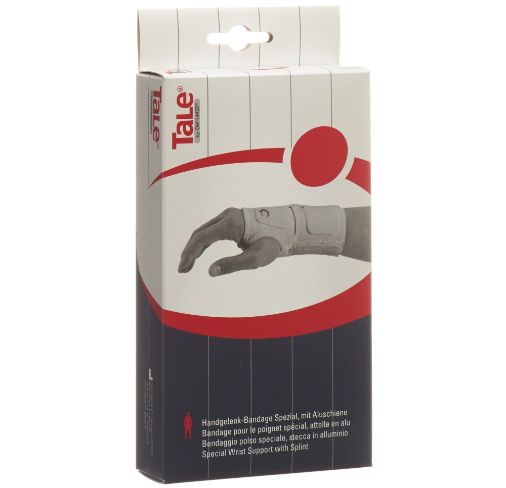 TALE bandage poignet av renf 35mm 15cm gau blan