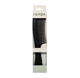 HERBA peigne à manche plastique noir