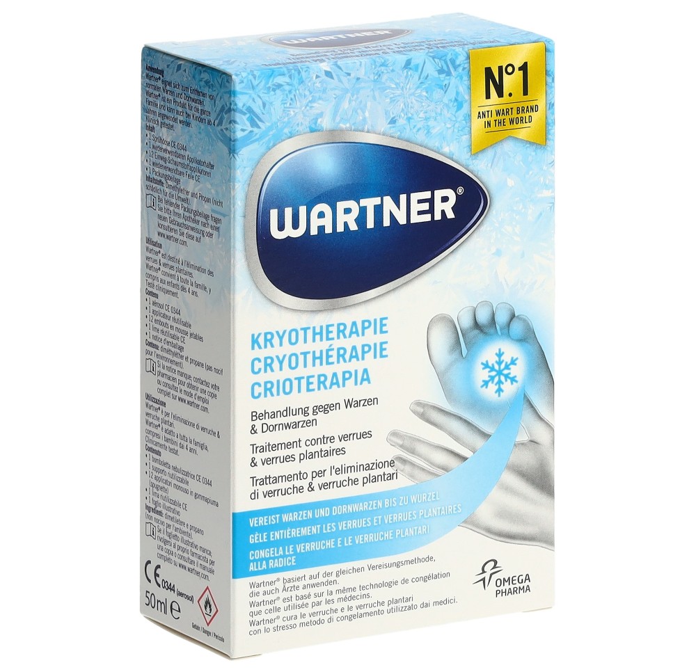 WARTNER cryothérapie verrues verr plan spr 50 ml