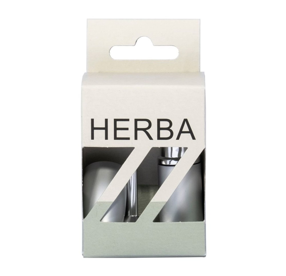 HERBA vaporisateur avec entonnoir argent