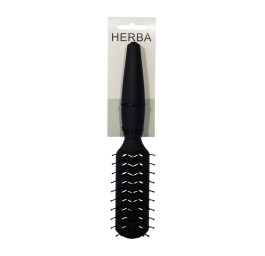 HERBA brosse plate softtouch noire