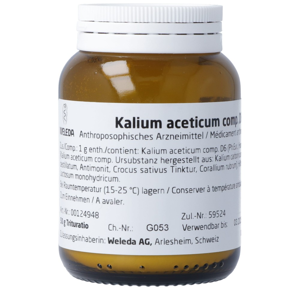 WELEDA kalium aceticum comp trit 6 D 50 g