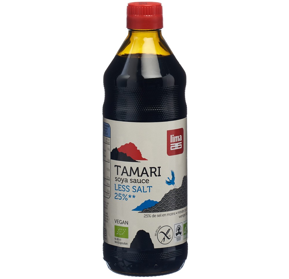LIMA Tamari 25% de sel en moins fl 500 ml LIMA Tamari 25% de sel en moins fl 500 ml