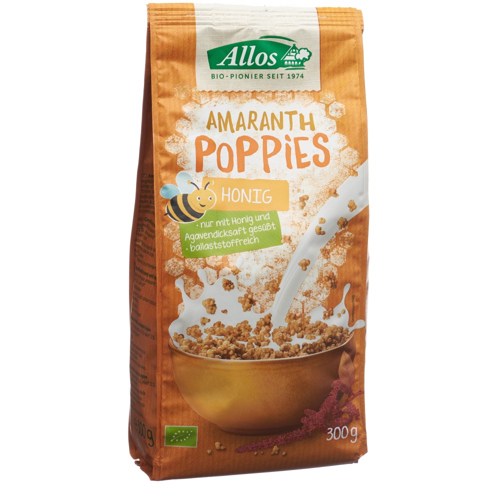ALLOS poppies amaranth miel bio 300 g ALLOS poppies amaranth miel bio 300 g