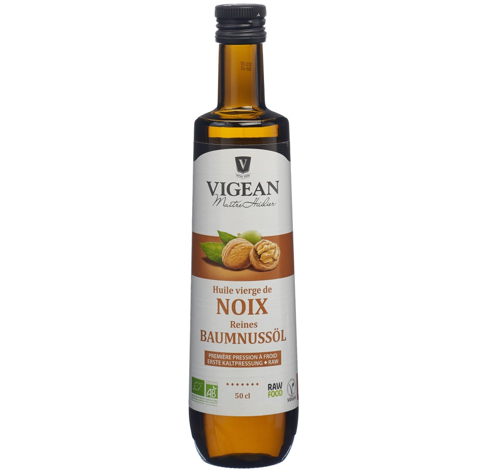 VIGEAN huile de noix crue bio 500 ml VIGEAN huile de noix crue bio 500 ml