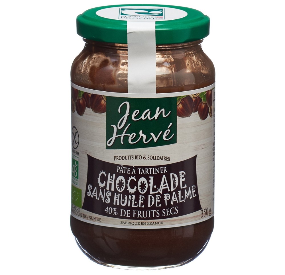 JEAN HERVE Chocolade sans huile de palme 350 g JEAN HERVE Chocolade sans huile de palme 350 g