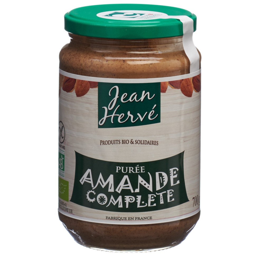 JEAN HERVE purée d'amandes complètes 700 g JEAN HERVE purée d'amandes complètes 700 g