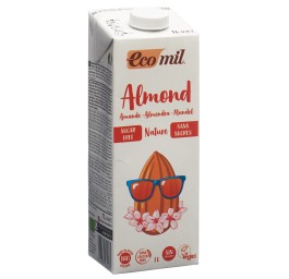 ECOMIL lait drink amandes sans sucre bio 1 lt