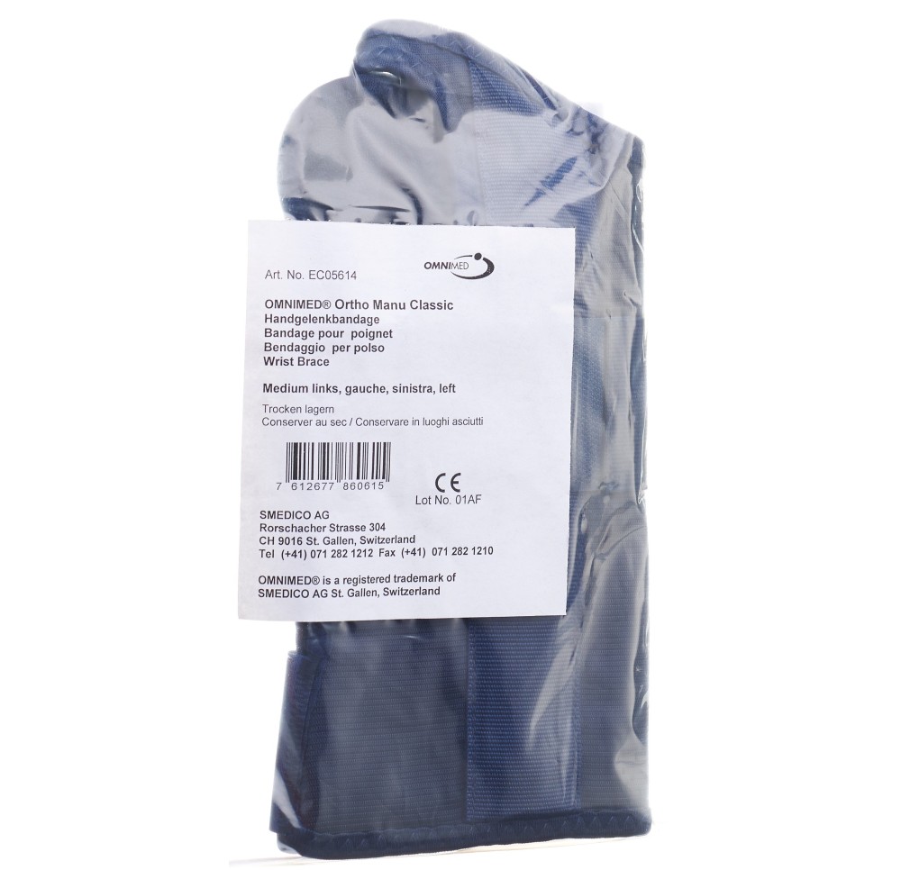 OMNIMED ortho manu clas band poign 21.5-24cm gauch