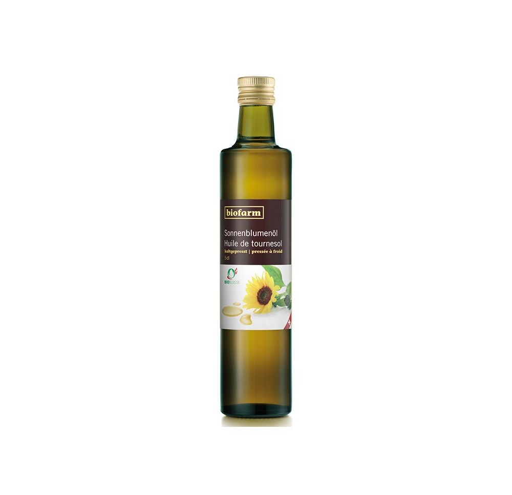 BIOFARM huile de tournesol bourgeon CH fl 500 ml