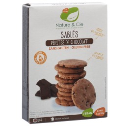 NATURE&CIE biscuits pépit choc s gluten 125 g
