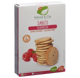 NATURE&CIE sablé framboise s gluten 120 g