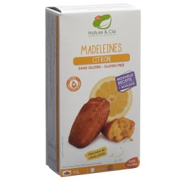 NATURE&CIE madeleines citron s gluten 6 x 25 g
