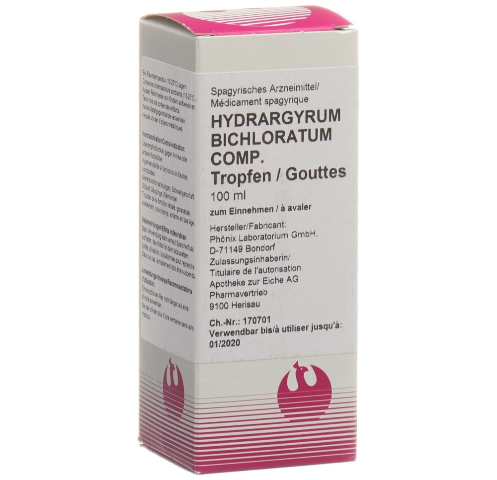 PHÖNIX hydrargyrum bichloratum comp spag 100 ml