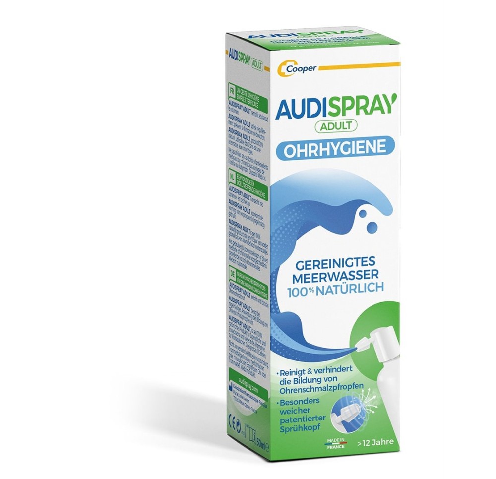 AUDISPRAY Adult Hygiène des oreilles spr 50 ml AUDISPRAY Adult Hygiène des oreilles spr 50 ml