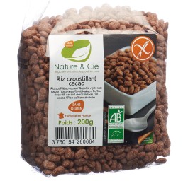 NATURE&CIE riz croustill choco s gluten 200 g