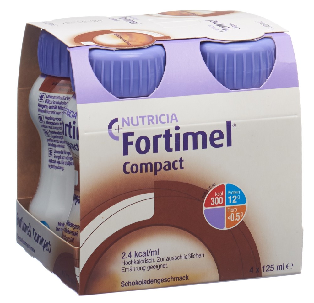FORTIMEL Compact 2.4 kcal chocolat 4 fl 125 ml FORTIMEL Compact 2.4 kcal chocolat 4 fl 125 ml