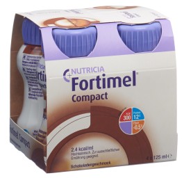 FORTIMEL Compact 2.4 kcal chocolat 4 fl 125 ml