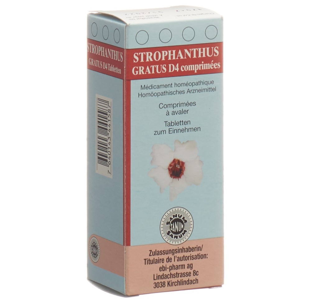 STROPHANTUS GRATUS cpr 4 D 80 pce