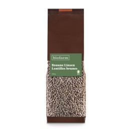 BIOFARM lentilles brunes bio 500 g