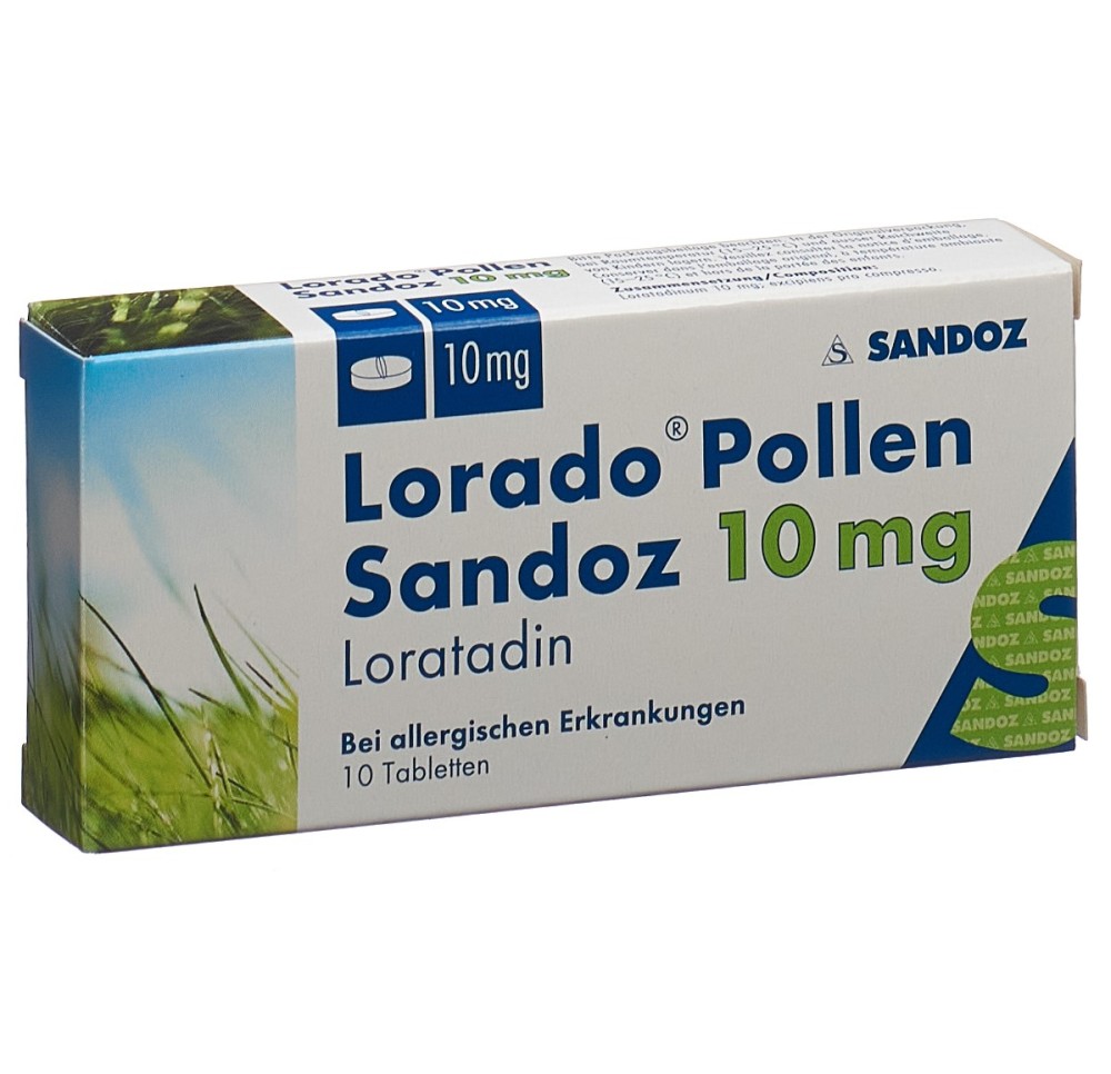 LORADO Pollen Sandoz cpr 10 mg 10 pce LORADO Pollen Sandoz cpr 10 mg 10 pce