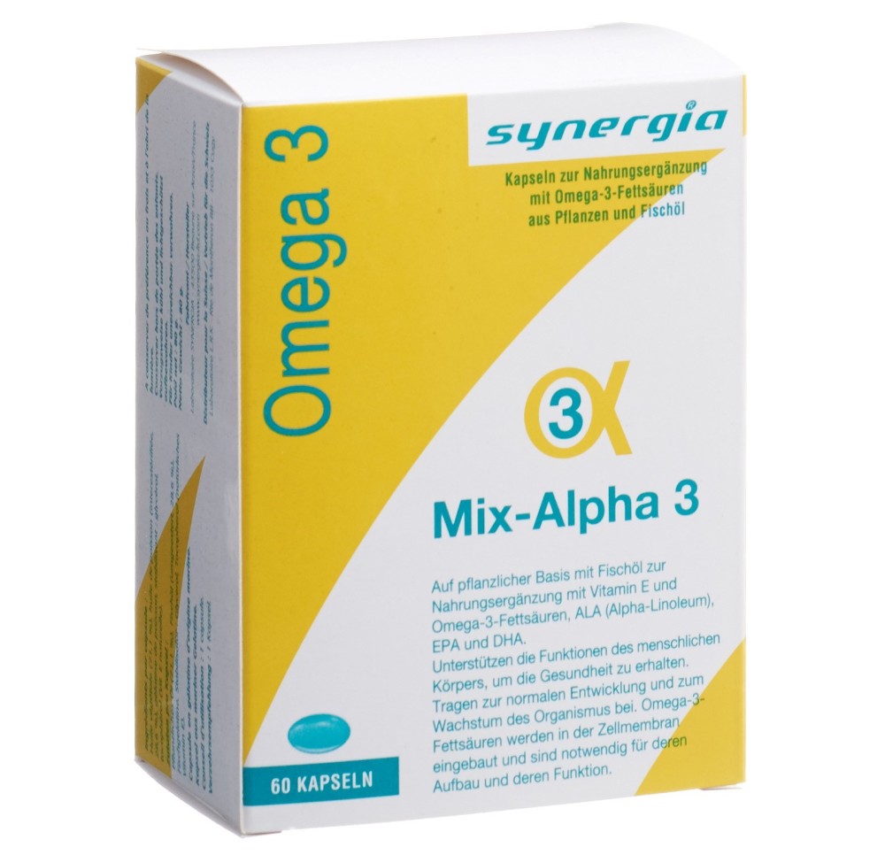 MIX ALPHA 3 oméga 3 caps 60 pce MIX ALPHA 3 oméga 3 caps 60 pce