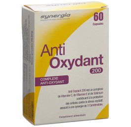 SYNERGIA Antioxydant 200 gélules 60 pce