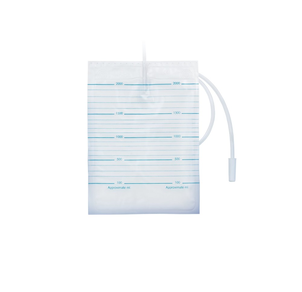 PHARMAPLAST sac à urine 2l avec RV 90cm 250 pce
