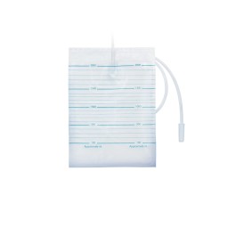 PHARMAPLAST sac à urine 2l avec RV 90cm 250 pce