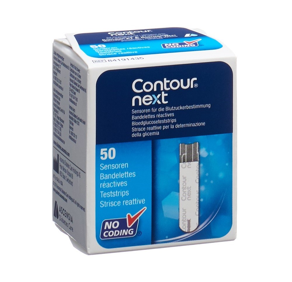 CONTOUR NEXT bandelettes réactives 50 pce